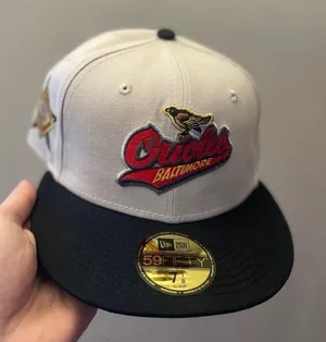 New Era Myfitteds Baltimore orioles Ozzy osbourne blizzard of ozz inspired size 7 1/8 brand new sold out thumbnail 1