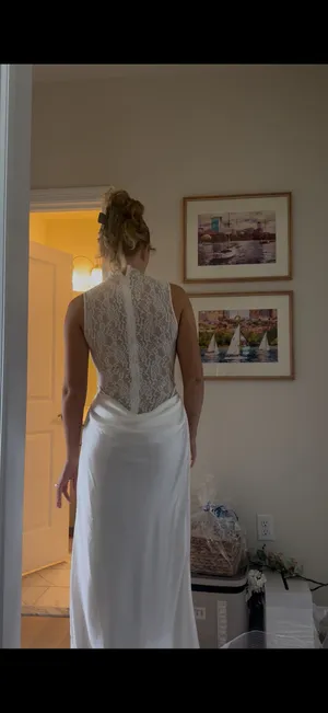 White Lace Maxi Dress thumbnail 6