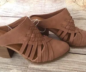 Heeled Mules Brown Size 8 thumbnail 2