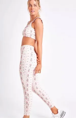Loveshackfancy Floral palmira bra and jutta legging thumbnail 2