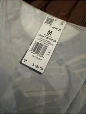 FARM Rio Green and Cream Maxi Dress M thumbnail 8