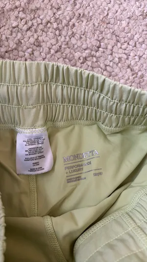 Light green running shorts Size XS thumbnail 2