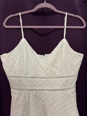 Altar'd State White Dress Floral thumbnail 2