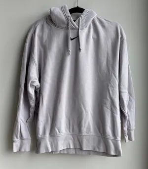 Nike Gray Hoodie Sweatshirt Size S thumbnail 1