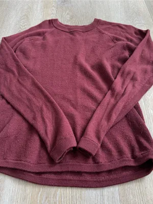 Lululemon Burgundy Crewneck Sweater thumbnail 1