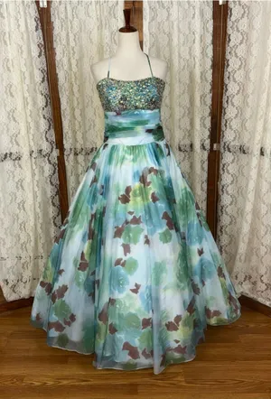 Gorgeous Vintage Y2K Tony Bowls Le Gala Prom Gown thumbnail 1