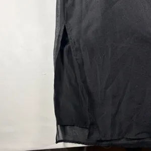 A New Day Black Sleeveless Mesh Overlay Midi Dress Size Small Parisian Chic NEW thumbnail 12