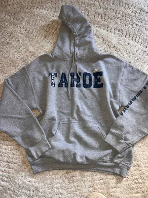 Lake Tahoe Sweatshirt Gray Size M thumbnail 1