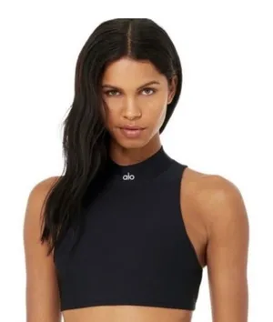 ALO Yoga Black air lux fuse bra top size small thumbnail 1