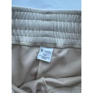BuffBunny Cream Drawstring Luxe Joggers Size Small thumbnail 4