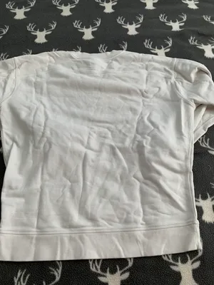 Lululemon White Perfectly Oversized Crewneck Size 12 thumbnail 2