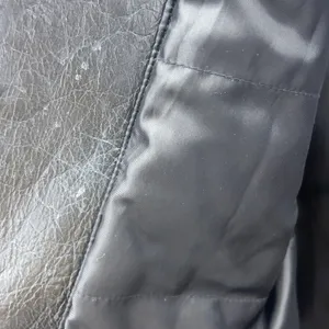 Old Navy Leather Moto Jacket‎ Black Large thumbnail 3