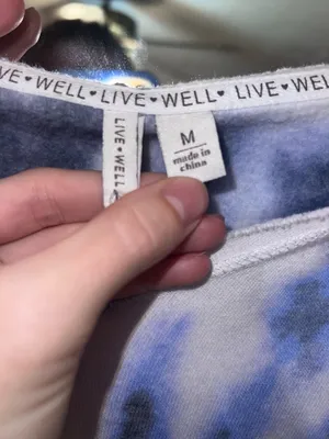 Live well sweatshirt Blue Size M thumbnail 2