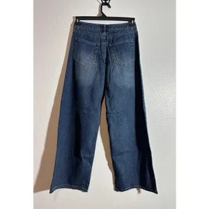 Refuge Denim NWT Jr's Size 1 Super Baggy Low Rise Wide Leg Blue Jeans thumbnail 2