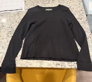 american eagle waffle knit long sleeve thumbnail 1