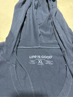 Life Is Good women’s hooded crusher lite XL blue thumbnail 5