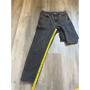 American Eagle Mom Jean Black 4 Short Stretchy Streetwear thumbnail 11