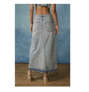 BDG Mandi Denim Maxi Skirt Sz XS NWOT thumbnail 2
