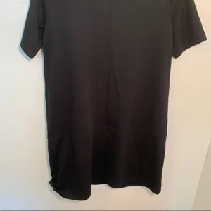 Abercrombie & Fitch Women's Size Medium Short Sleeve Ponte Shift Dress Black thumbnail 10
