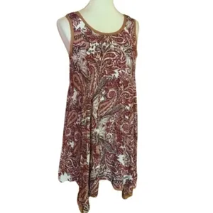 Paisley Anthropologie Entro Beachy midi dress thumbnail 2