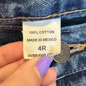 Abercrombie 1892 Vintage 2000s Y2K Bootcut Jeans Medium Wash 4R Button Fly Denim thumbnail 6