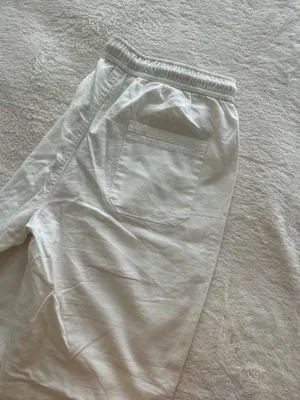 White Linen Pants Size L thumbnail 5