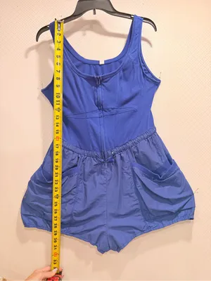Daily Practice Anthropologie Jumpstart Sleeveless Romper One-Piece Outfit Sz L thumbnail 5