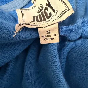 Juicy by Juicy Couture Blue Velour Zip Up Track Jacket Small Embroidered Crown thumbnail 7