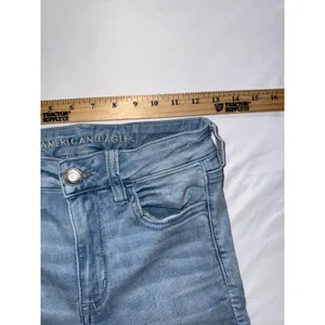 American Eagle Jeans Women 6 Short‎ Blue Ne(x)t Level Stretch Skinny Denim thumbnail 5