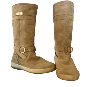 Coach "Tallulah" Pull On Suede And Faux Shearling Lined Winter Boots (5.5) thumbnail 3