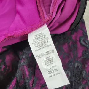 Sequin Hearts Lace Mini Prom Dress Womens 5 Purple Sash Strapless Cocktail Party thumbnail 15