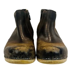 Dansko‎ Maria Brown Leather Clog Ankle Boots Wood Heel Womens 36 Rustic Cottage thumbnail 7