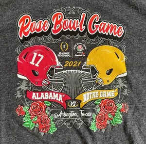 Rose Bowl Long Sleeve Shirt - Alabama and Notre Dame thumbnail 2
