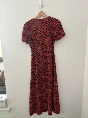 Missguided floral maxi dress thumbnail 2