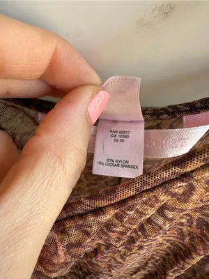 Sheer Leopard Slip Dress VS sz L y2k 2000’s thumbnail 3