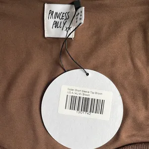 NWT Princess Polly Nolan Short Sleeve Ribbed Crop Top Size Small 4 Brown Cute thumbnail 6
