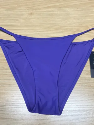 CUUP The String Bikini Swim Bottom Ultraviolet Purple NWT Size XL thumbnail 2