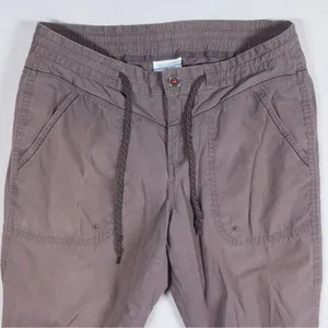 Columbia‎ Capri Pants Womens 6 Gray Ruched Hem Hiking Outdoor Utility Crop Capri thumbnail 4