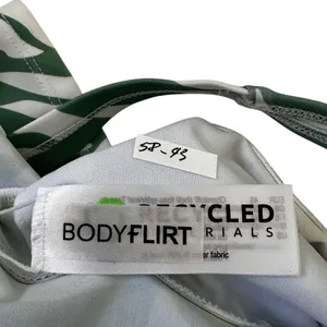 Body Flirt Women's Size 14 Tankini Top Swimsuit Swimwear Green NWT | 58-43 thumbnail 2