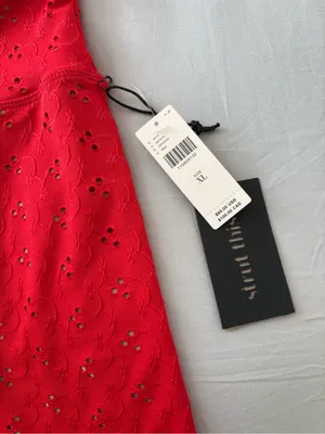 NWT Anthropologie Strut This Eyelet High-Rise Biker Shorts Size XL thumbnail 7