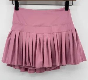 Gold Hinge Pleated Tennis Skirt Skort Dusty Pink Women XS Pickleball Preppy thumbnail 1