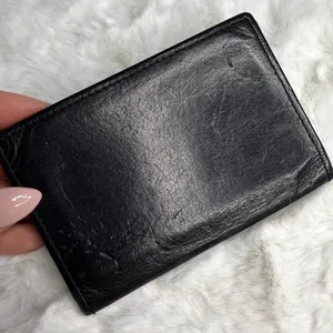 Vintage Coach Black Card Slot Case thumbnail 3