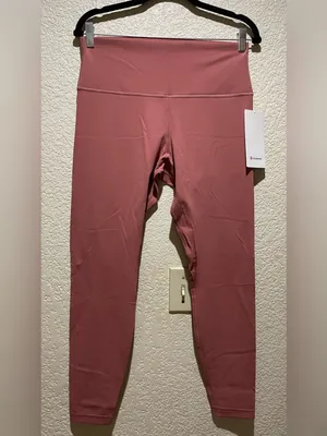 Lululemon NWT Align High-Rise Leggings 28” pants Brier Rose Size 12 thumbnail 4