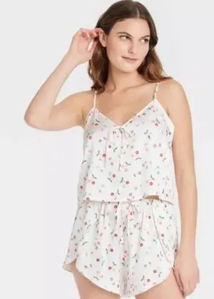 Target colsie cherry satin pj set thumbnail 2
