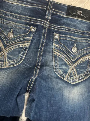 Miss Me Jeans Women's Size 30 Embroidered Embellished Pockets Slim Bootcut Jeans thumbnail 10