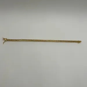 Kay Jewelers Moissanite Tennis Bracelet 4mm Round Cut VVS Gold 8 Inch New No Pass thumbnail 3