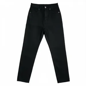 Asos Design Clean Black Slim Mom Jeans, W26L30 thumbnail 6