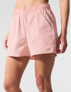Alo Yoga Alumni Shorts Pink Quartz Medium thumbnail 1