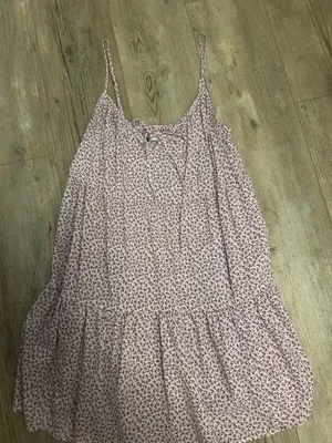 Purple Printed Old Navy Dress thumbnail 1
