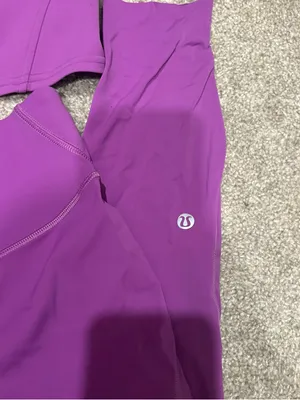 Purple lululemon workout set thumbnail 2
